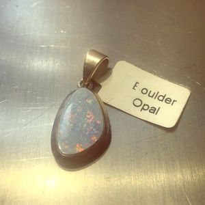 Australian Angel Boulder Opal pendant